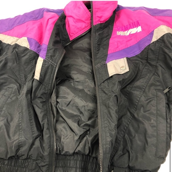 ⬇️ Vintage Yamaha Coat Jacket Womens Snowmobile Vintage Ladies Tall Sz L - Picture 8 of 16